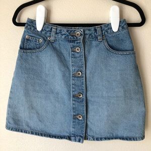 Vintage Denim Mini Skirt by GAP